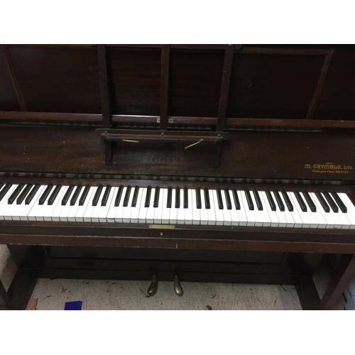 Piano, original English Rogers.