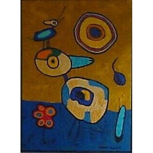 Original ?Menlo Baars? acrylic painting