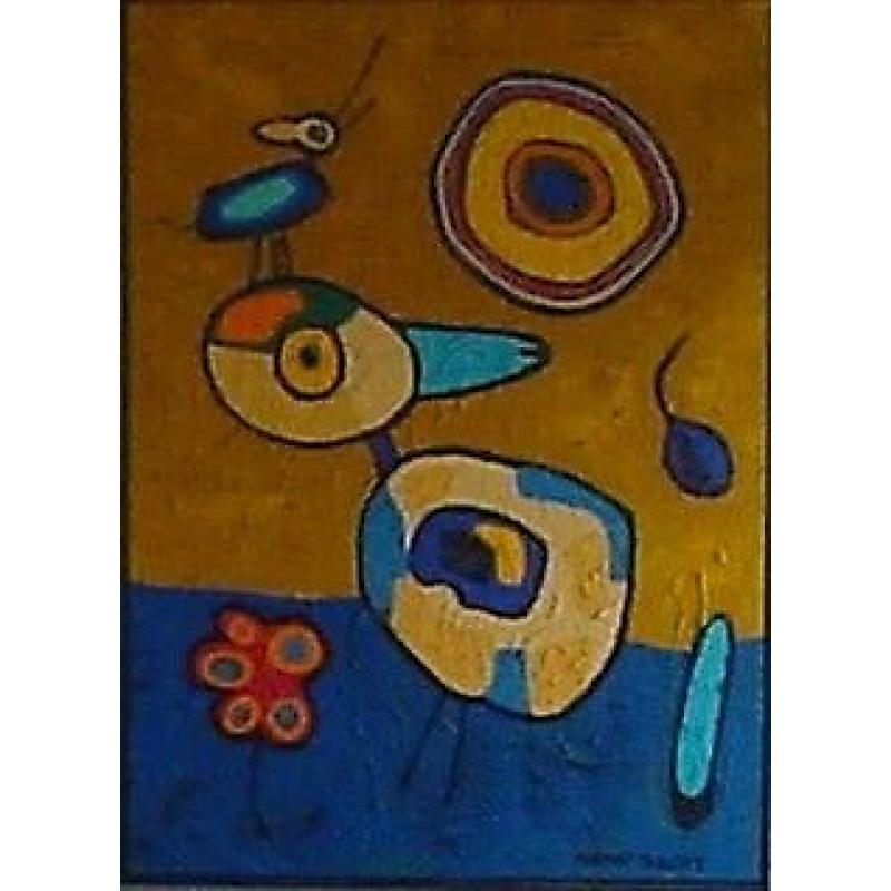 Original ?Menlo Baars? acrylic painting