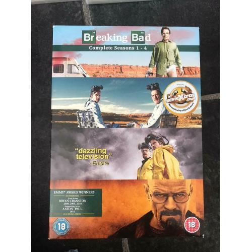 Breaking Bad DVDs series 1-4