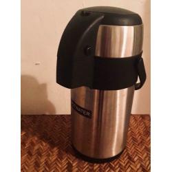 Hot water / coffee pump dispenser for travel or office