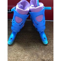 Frozen inline skates