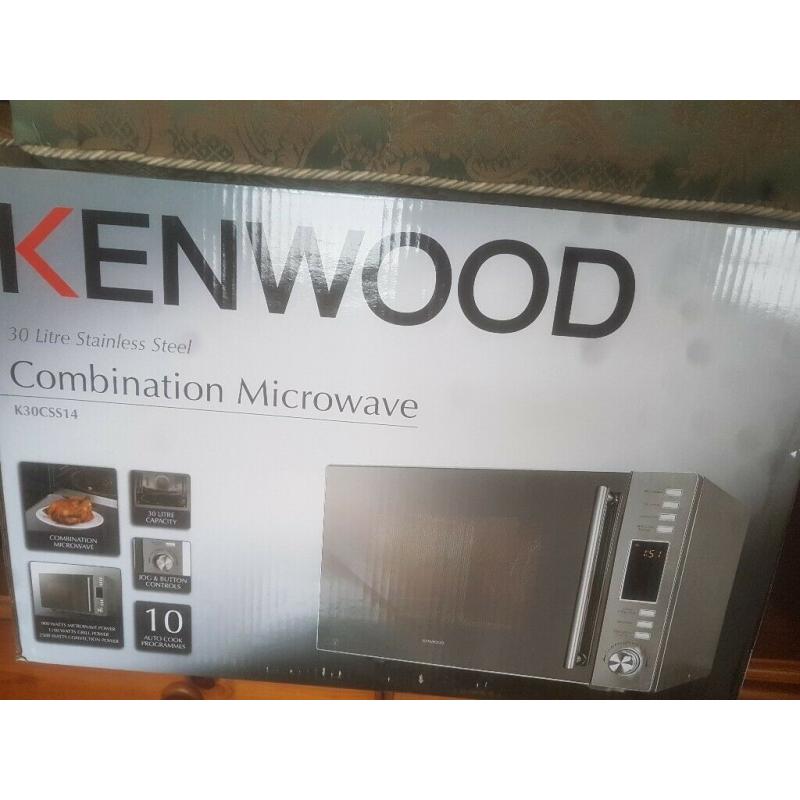 Brand New Sealed Boxed Kenwood Combination Microwave K30CSS14