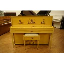 Monington & Weston 'Chinoiserie' upright piano and stool - Tuned & UK delivery available