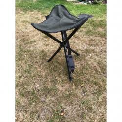 Compact Lightweight 60cm Camping/rambling/fishing Folding Stool with Shoulder Strap