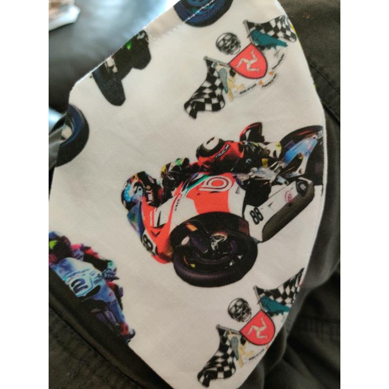 Superbikes Motorbike Isle of Mann TT Bespoke Face Mask