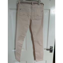 NEXT PINK JEANS AN BELT AGE 9