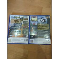 Playstation2 games - Air Ranger rescue Helicopter and MX World Tour
