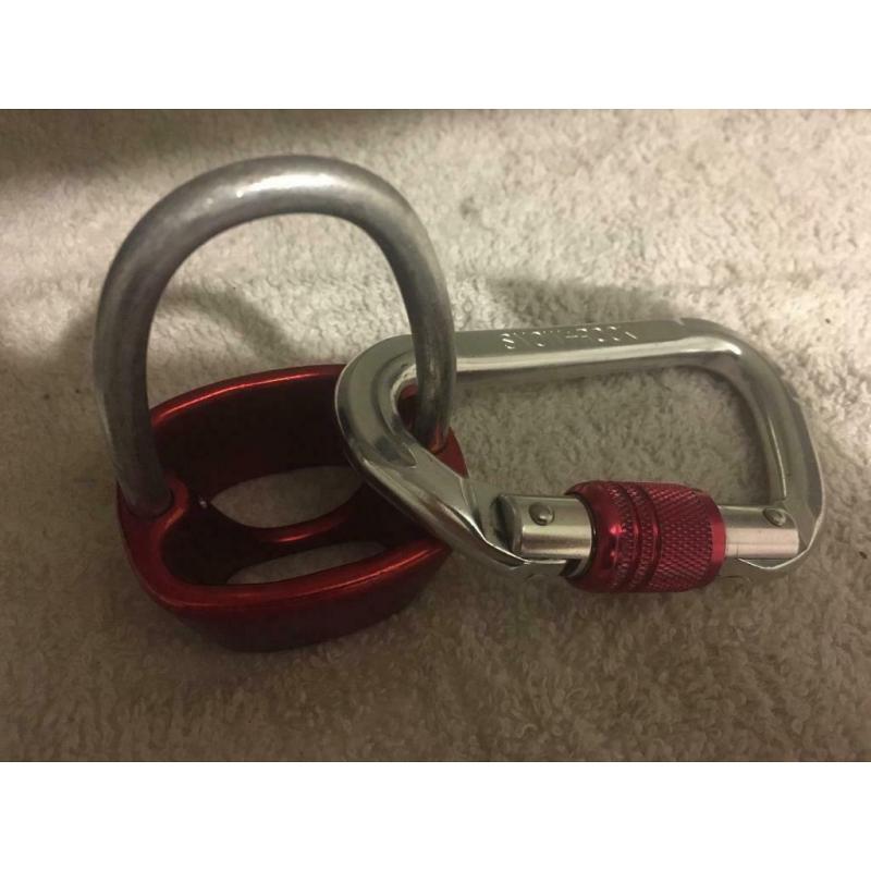 Carabiner snow and rock