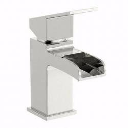 Brand new & still boxed waterfall basin mixer tap, solid brass + high quality chrome plated finish