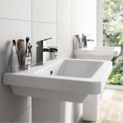 Brand new & still boxed waterfall basin mixer tap, solid brass + high quality chrome plated finish
