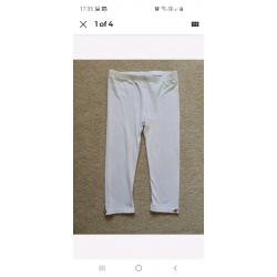 Ted Baker Girls White Leggings 12 to 18 Months