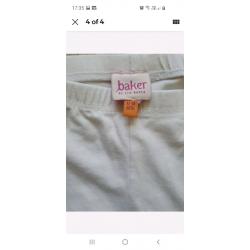 Ted Baker Girls White Leggings 12 to 18 Months
