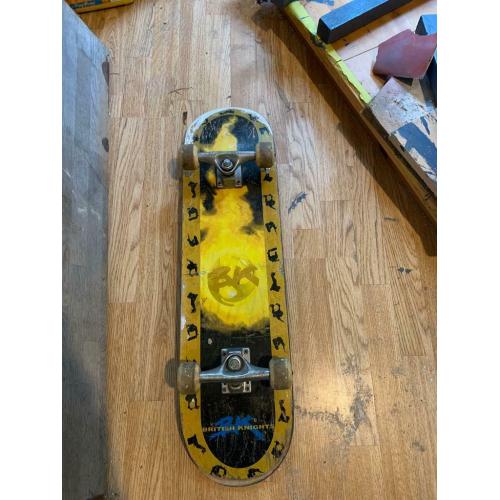 Used skateboard, fair condition