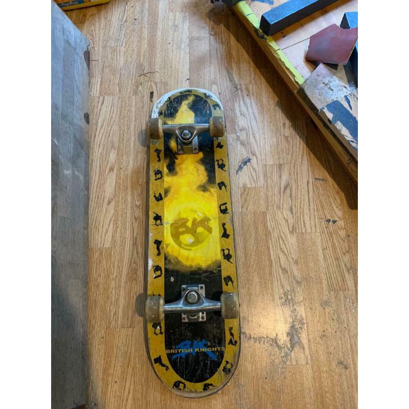 Used skateboard, fair condition