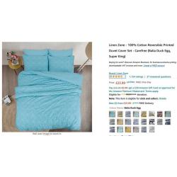 Super King size duvet + bedding set