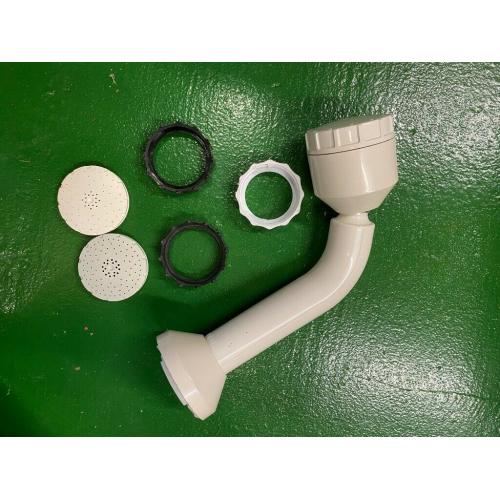 Mira shower head fixed with fittings