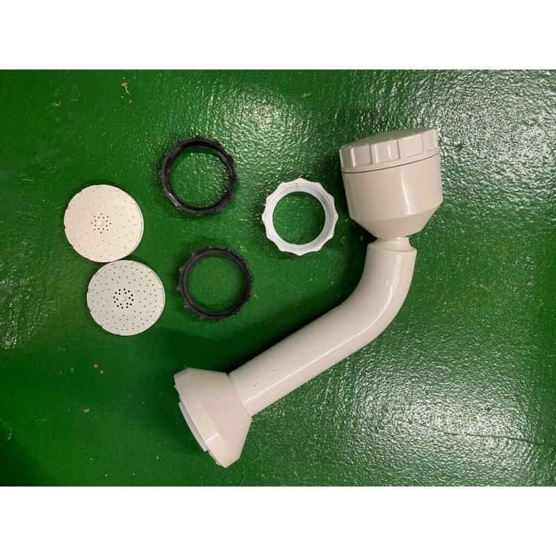 Mira shower head fixed with fittings
