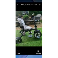 Trike Q Play 6-in-1 (Grey)