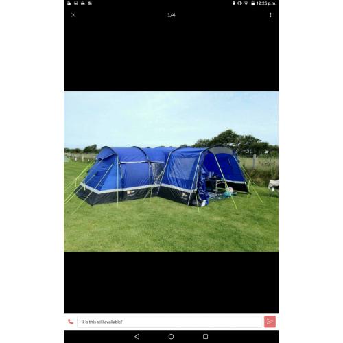 Kalahari 8 Tent, Porch, Footprint & Carpet.
