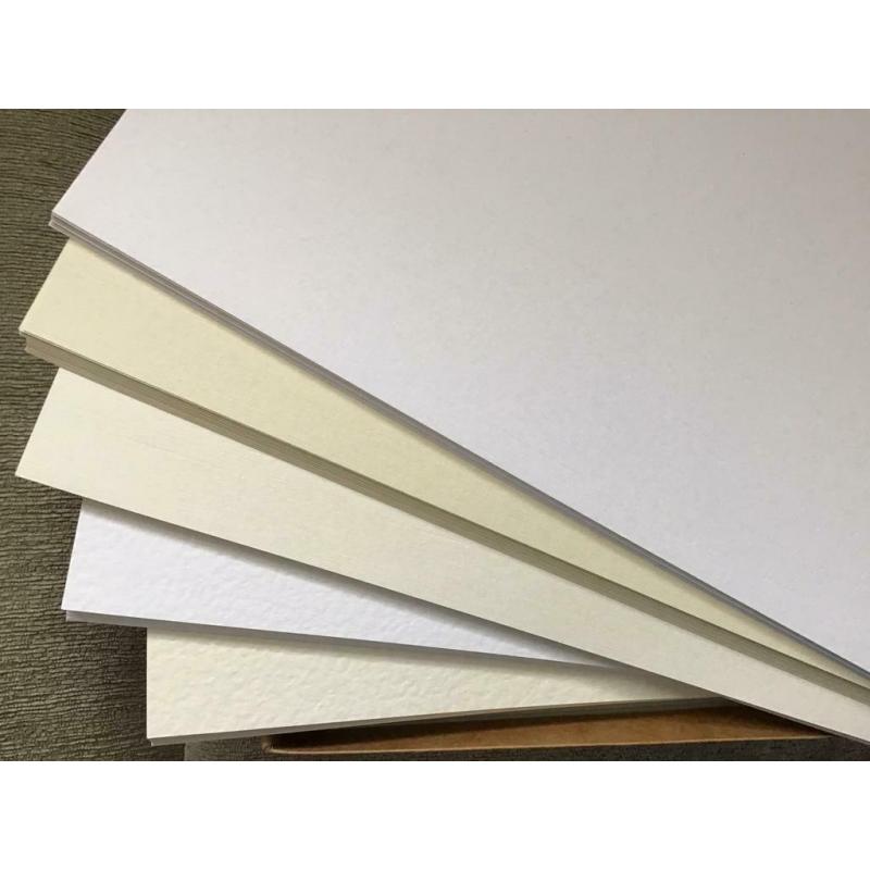 PAPERMILL DIRECT - Box of A3 CARD - 88 sheets of Hammered & Linen quality card