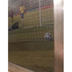 The Pen , Scotland V Brasil 1998 painting .