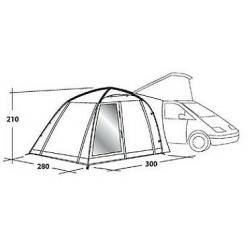 Drive Away Awning Daytona Outwell (Tent + carpet + Footprint)