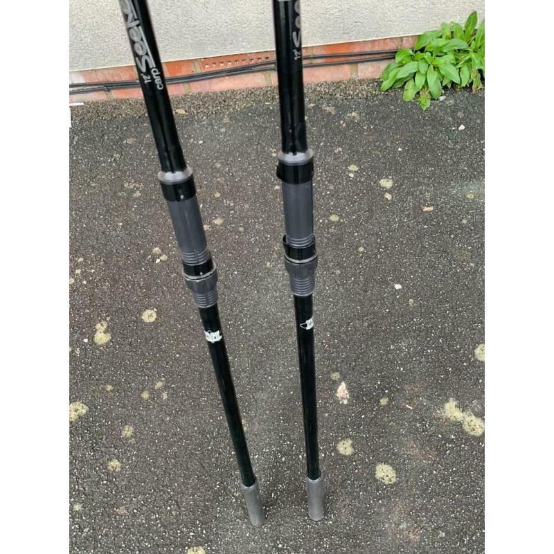 Ngt 9ft stalker rods and ngt baitrunner reels