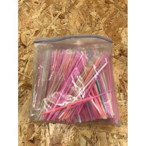Assorted craft materials - Straws, googley eyes, raffia, pompoms, wadding, trimming etc.