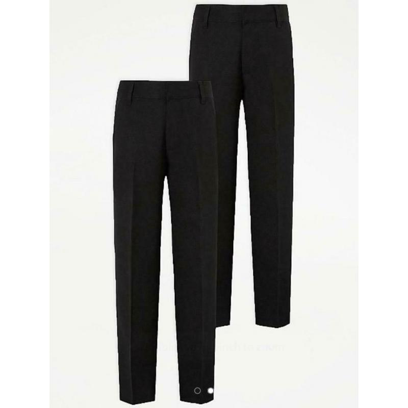 Boys black age 14-15 school trousers