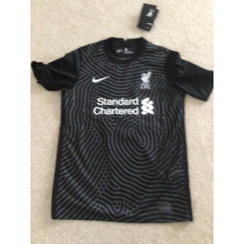 Liverpool goalkeeper away shirt.