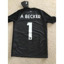 Liverpool goalkeeper away shirt.