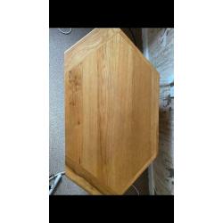 Solid oak tv unit