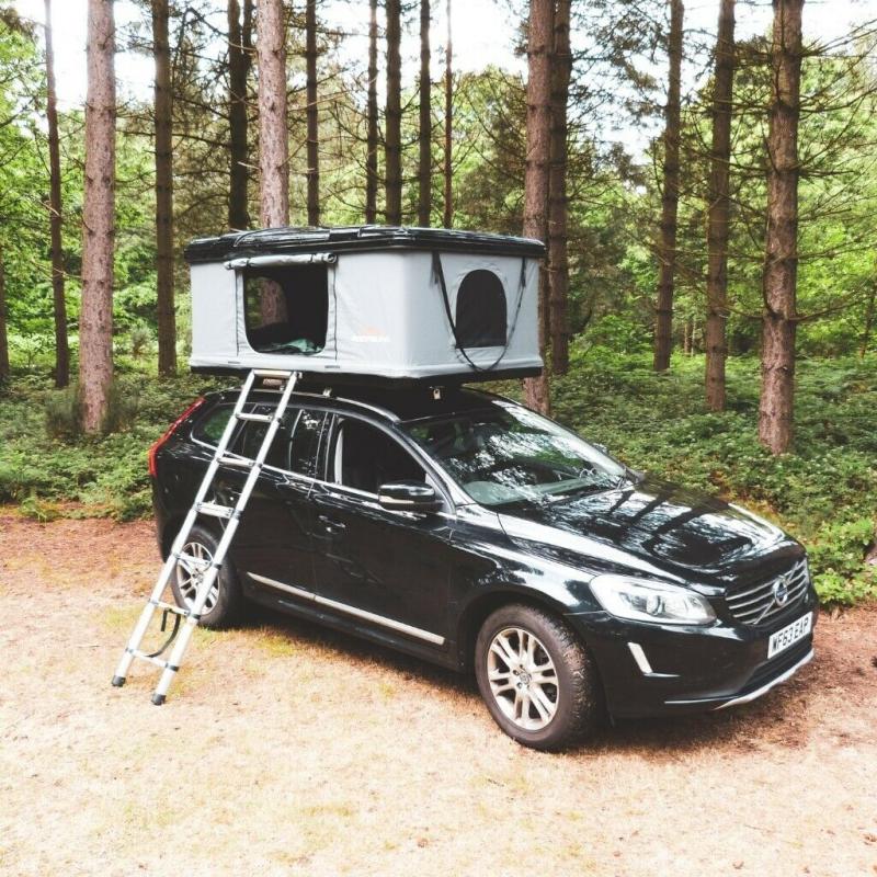 Extra Large RoofBunk Hard Shell Car Roof Top Tent - Dark Grey