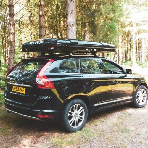 Extra Large RoofBunk Hard Shell Car Roof Top Tent - Dark Grey