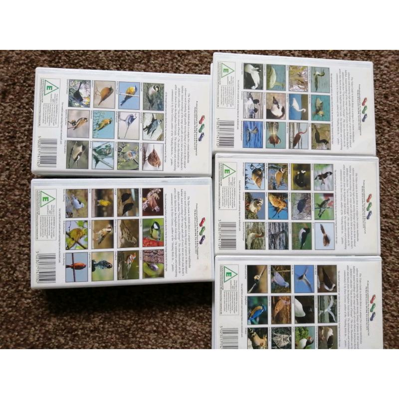 Brand new British Birds Guide VHS tapes
