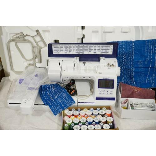 Brother Innovis NV2600 Embroidery & Sewing Machine & Embroidery Threads