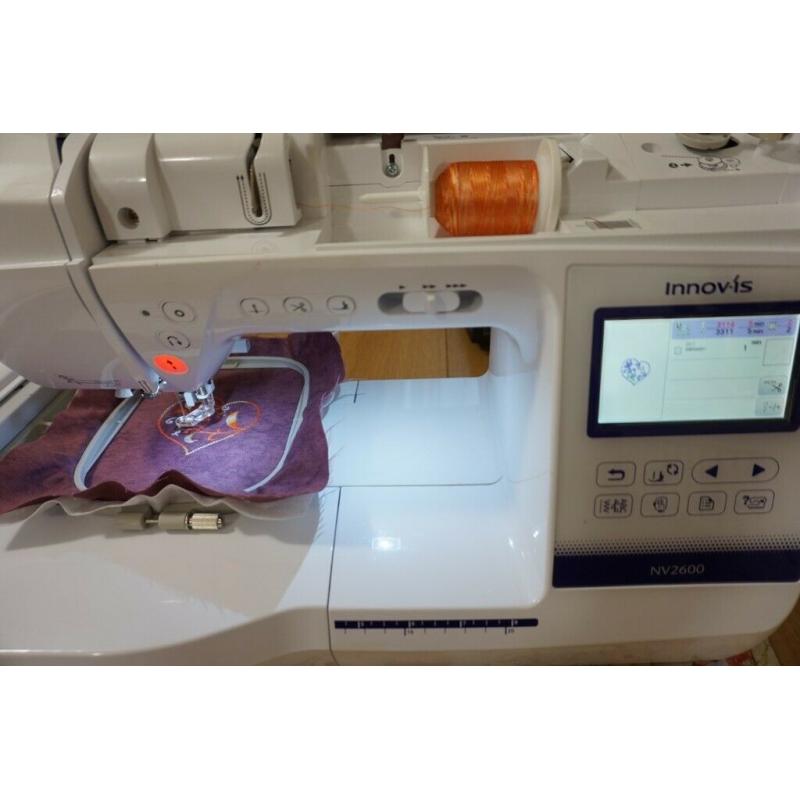 Brother Innovis NV2600 Embroidery & Sewing Machine & Embroidery Threads