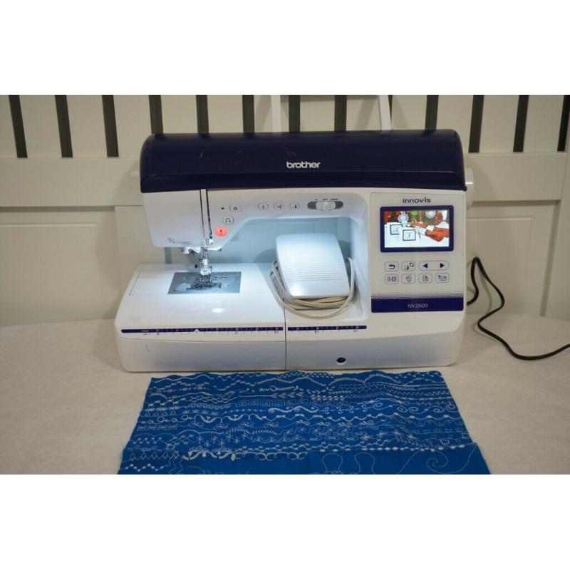 Brother Innovis NV2600 Embroidery & Sewing Machine & Embroidery Threads