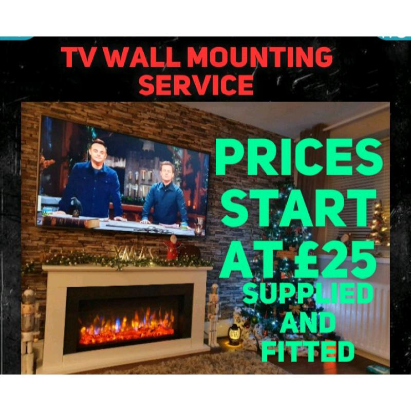Professional tv wall mounting (1000+) installed