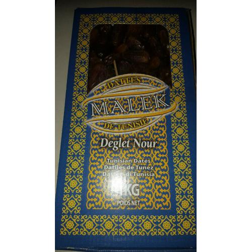 1kg Tunisian Deglet Noor Dates (Box and brand may differ from pictures)