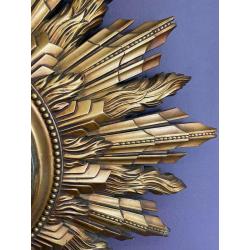 FABULOUS SMITHS SECTRIC SUNBURST ART DECO WALL CLOCK (1930s) IN PRISTINE CONDITION