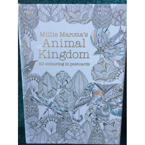 Millie Marotta colouring postcards