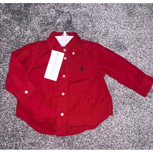 Ralph Lauren red cord boys shirt