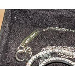 Tiffany & Co. Atlas Diamond 18K White Gold Pendant - Retired - Rare Medium Size