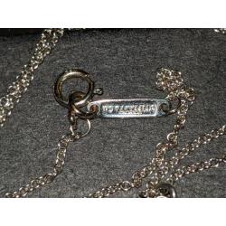 Tiffany & Co. Atlas Diamond 18K White Gold Pendant - Retired - Rare Medium Size