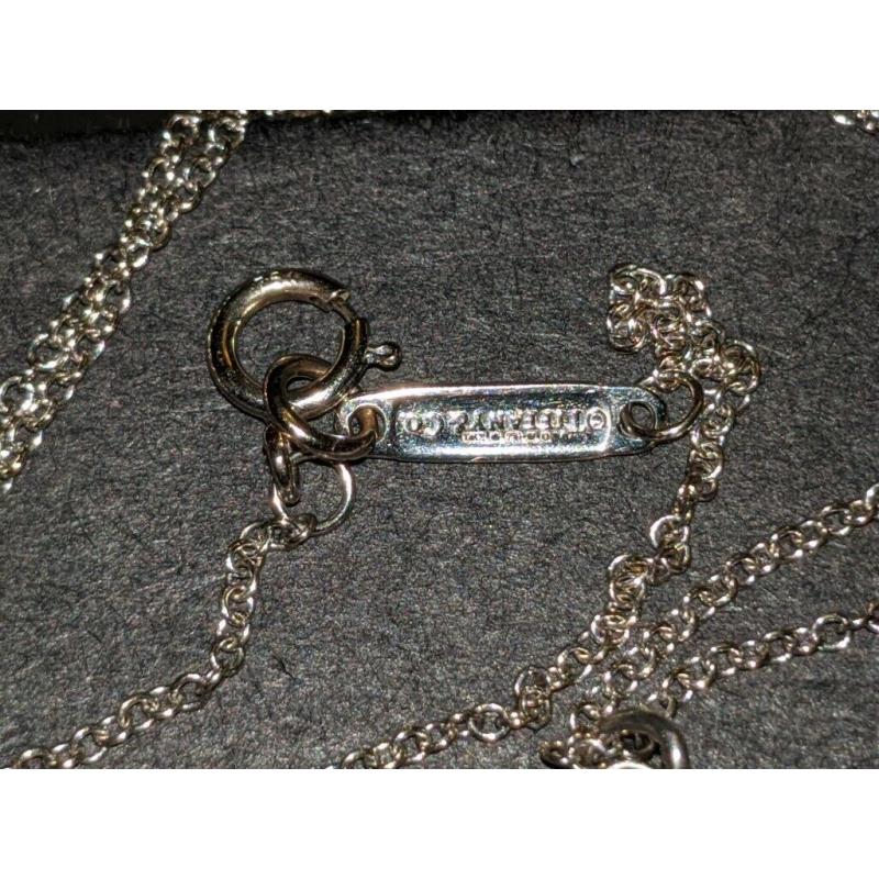 Tiffany & Co. Atlas Diamond 18K White Gold Pendant - Retired - Rare Medium Size