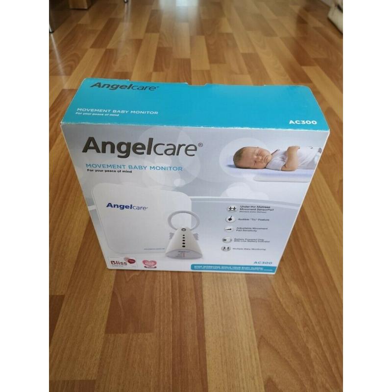 Angelcare AC300 Movement Detection Sensor Pad Movement Monitor White
