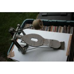 ASBA single bass drum pedal - France - '60s/'70s - Vintage & rare