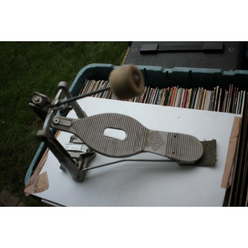 ASBA single bass drum pedal - France - '60s/'70s - Vintage & rare